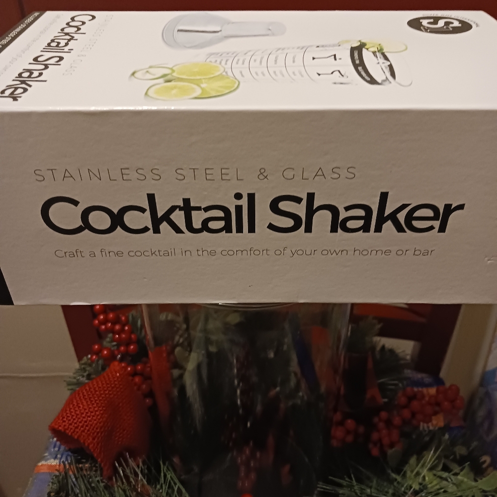 Silver one international cocktail shaker